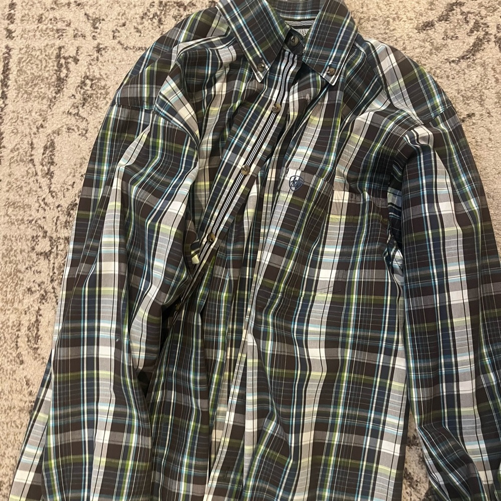 Ariat Men's Multicolor Plaid Button-Down Shirt